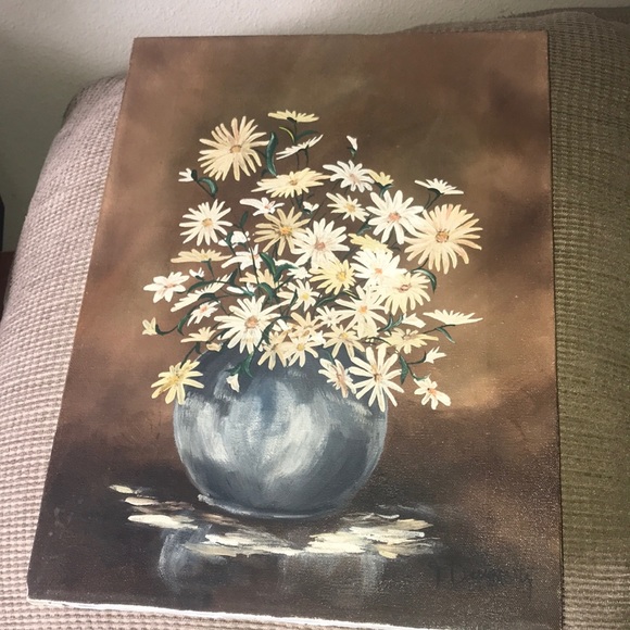 J Daugherty Oil /Canvas Vintage Authentic STUNNER